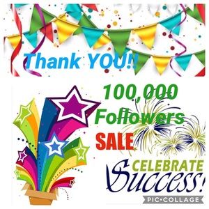 SALE TO THANK YOU ALL FOR THE FOLLOWS IS OVER